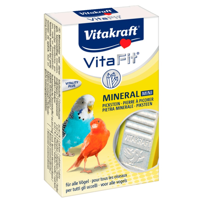 Vitakraft VitaFit Mineral Mini für alle Vögel 1 Stück